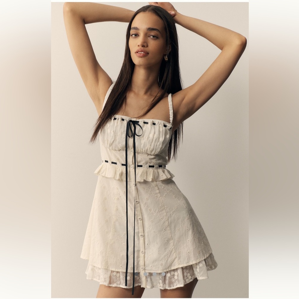 For Love and Lemons Sora Mini Dress (Small)